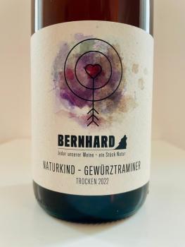 2022-er Gewürztraminer Naturkind Landwein trocken - Weingut Bernhard