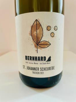 2021-er Sankt Johanner Scheurebe QbA trocken - Weingut Bernhard