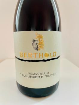 2022-er Trollinger H QbA trocken - Weingut Berthold