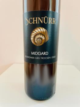 2023-er "Midgard" Souvignier Gris, Landwein Rhein trocken - Weingut Wohlgemuth-Schnürr