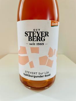 2023-er Spätburgunder Rosé sur lie, Nahegauer Landwein trocken - Gut Steyerberg
