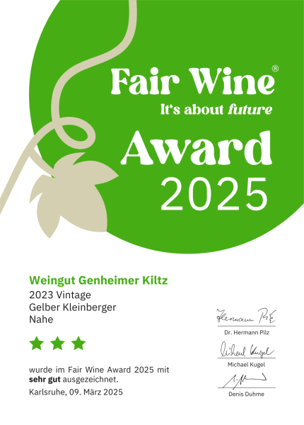 2023-er Gelber Kleinberger QbA trocken - Genheimer Kiltz