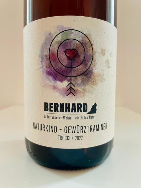 2022-er Gewürztraminer Naturkind Landwein trocken - Weingut Bernhard