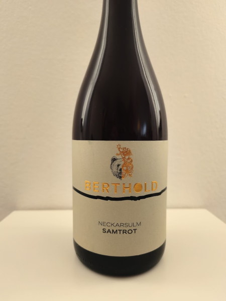 2023-er Neckarsulmer Samtrot, QbA lieblich - Weingut Berthold