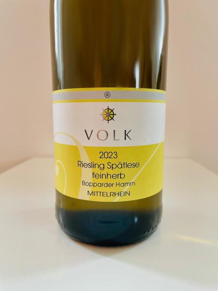 2023-er Riesling Bopparder Hamm Spätlese feinherb - Weingut Volk