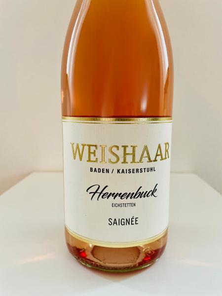 2024-er Saignée Cuvée Rosé Herrenbuck QbA trocken - Weingut Weishaar